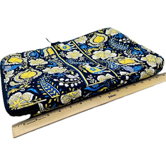 Vera Bradley Ellie Blue Laptop Sleeve Retired 2012 - Picture 9 of 10